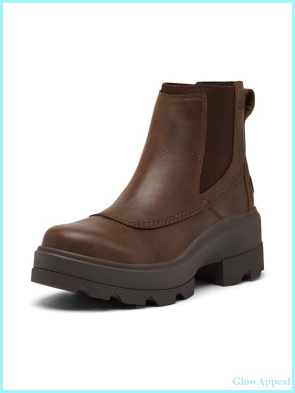 Waterproof Leather Chelsea Ankle Boots Adjustable Gore Detail